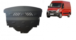 Steel sump guard for Vauxhall Movano