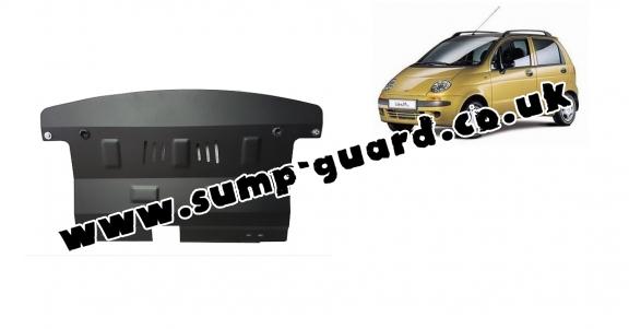 Steel sump guard for Daewoo Matiz