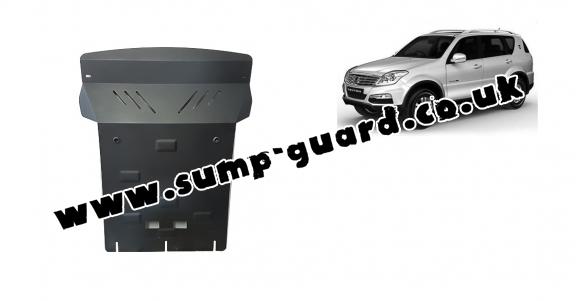 Steel sump guard for SsangYong Rexton 2