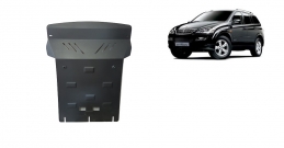 Steel sump guard for SsangYong Kyron