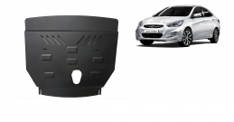 Steel sump guard for Hyundai Solaris