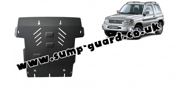 Steel sump guard for Mitsubishi Shogun Pinin