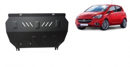 Steel sump guard for Vauxhall Corsa E