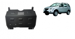 Steel sump guard for Subaru Justy