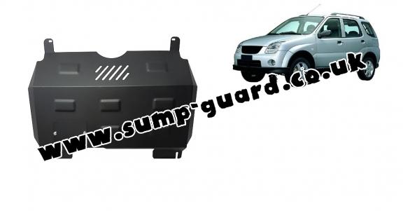 Steel sump guard for Subaru Justy