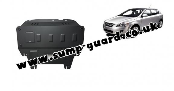 Steel sump guard for Kia Ceed