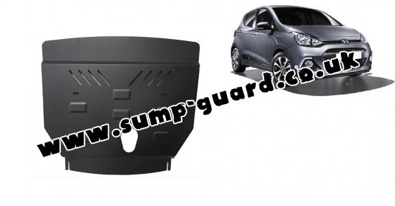 Steel sump guard for Hyundai i10