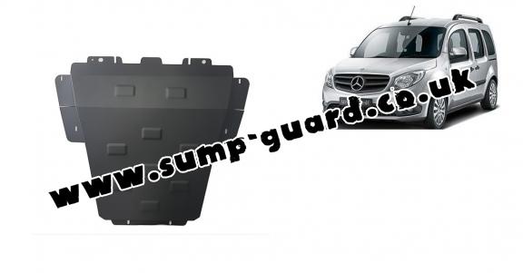 Steel sump guard for Mercedes Citan