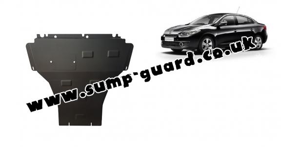 Steel sump guard for Renault Fluence