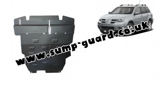 Steel sump guard for Mitsubishi Outlander