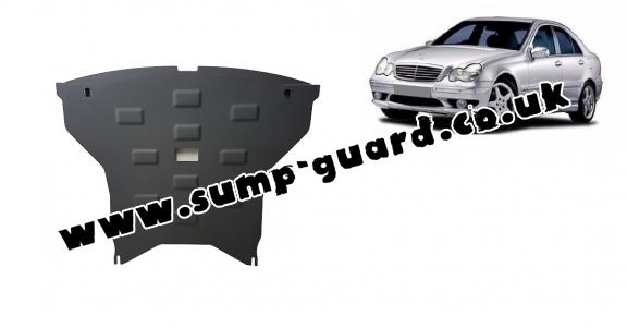 Steel sump guard for Mercedes C-classe W203