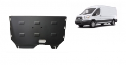 Steel sump guard for Ford Transit