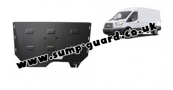 Steel sump guard for Ford Transit