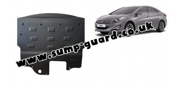 Steel sump guard for the protection of the engine and the gearbox for Hyundai i40