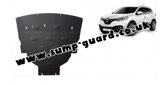 Steel sump guard for Renault Kadjar