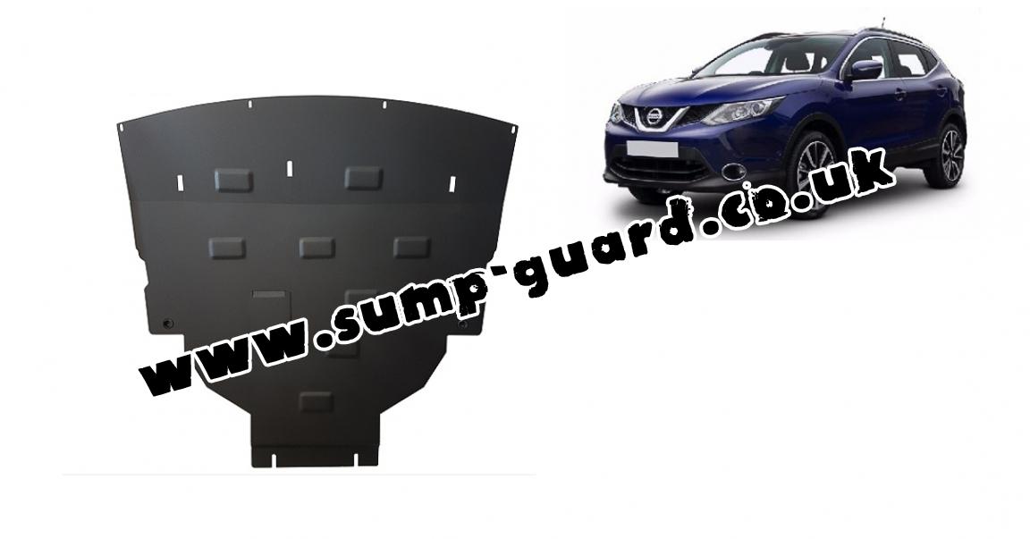 Steel skid plate for Nissan Qashqai J12