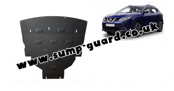 Steel sump guard for Nissan Qashqai J11