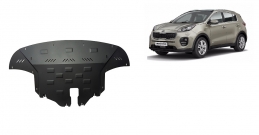 Steel sump guard for Kia Sportage