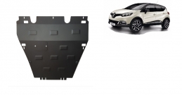 Steel sump guard for Renault Captur