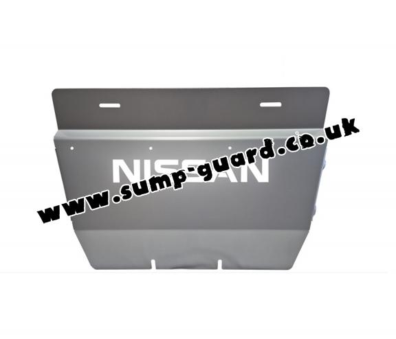 Aluminum radiator guard for Nissan Navara D40