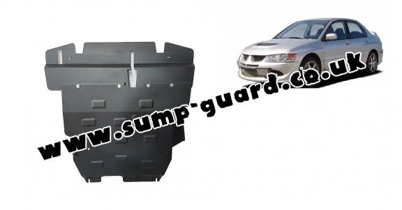 Steel sump guard for Mitsubishi Lancer