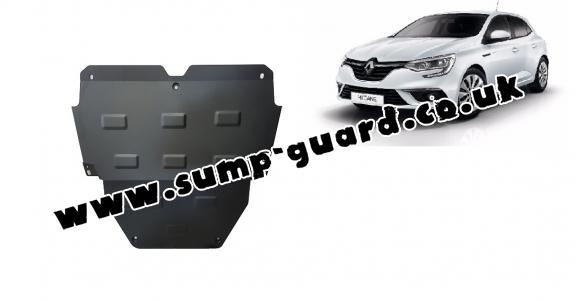 Steel sump guard for Renault Megane 4