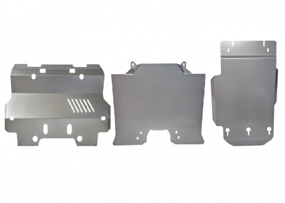 Aluminium sump guard for Toyota Land Cruiser - promotional package