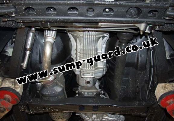 Steel sump guard for the protection of the engine and the radiator for Kia Sorento