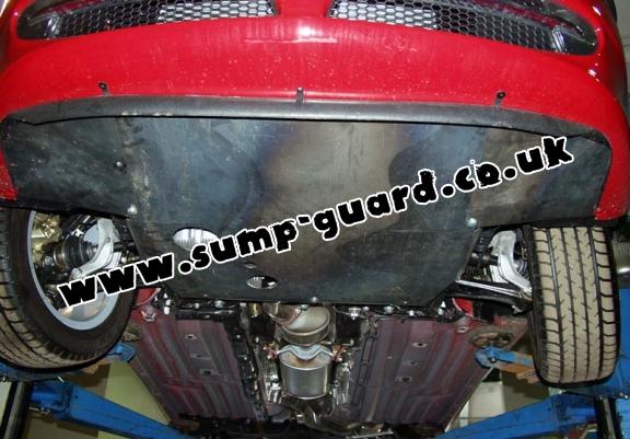 Steel sump guard for the protection of the engine and the gearbox for Alfa Romeo 147