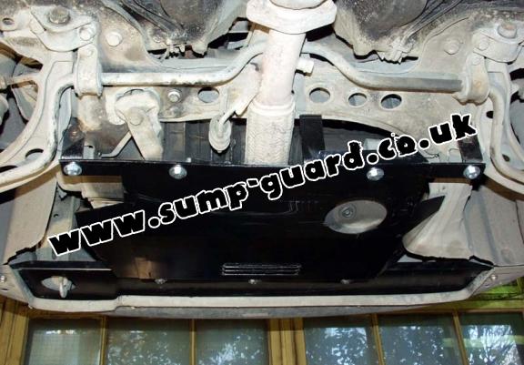 Steel sump guard for the protection of the engine, gearbox and differential for Fiat Palio