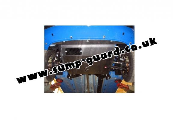 Steel sump guard for Fiat Panda