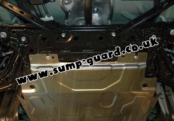 Steel sump guard for Mazda 2