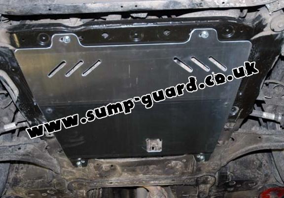 Steel sump guard for Nissan Qashqai