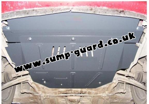 Steel sump guard for Peugeot 307