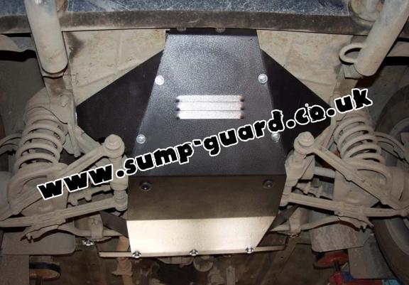 Steel sump guard for Lada Niva