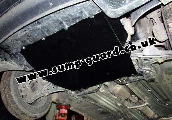 Steel sump guard for VW Lupo