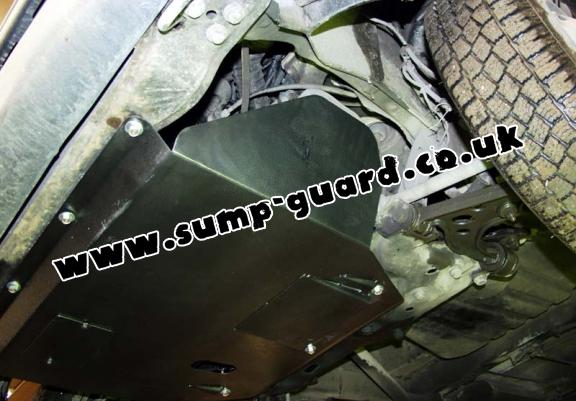 Steel sump guard for Fiat Ducato