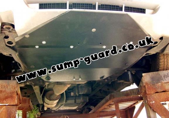 Steel sump guard for the protection of the engine and the gearbox for Lancia Zeta