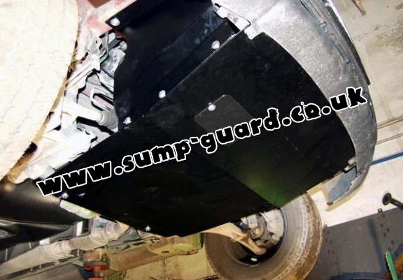 Steel sump guard for Nissan Interstar