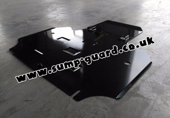 Steel gearbox guard for Audi A7