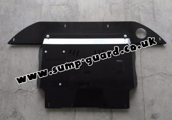 Steel sump guard for the protection of the engine, gearbox and differential for Fiat Idea
