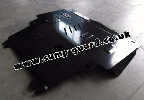 Steel sump guard for Ford Fiesta