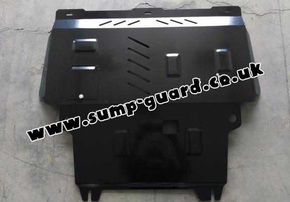 Steel sump guard for Ford Fiesta