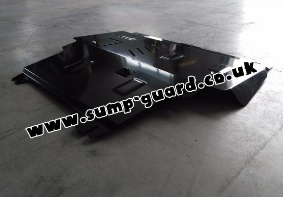 Steel sump guard for Ford Fiesta