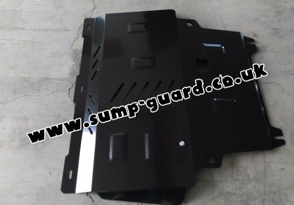 Steel sump guard for Ford Fiesta