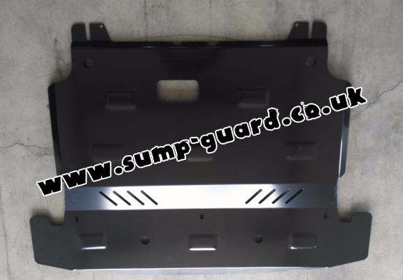 Steel sump guard for Hyundai Santa Fe