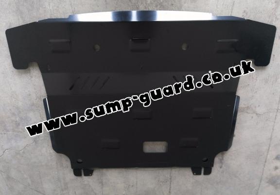 Steel sump guard for Hyundai Santa Fe