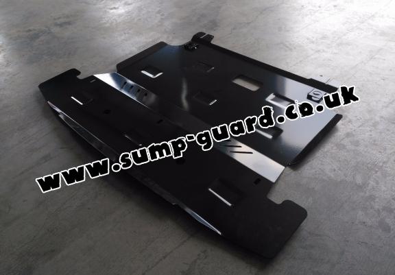 Steel sump guard for Hyundai Santa Fe