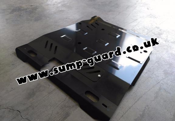 Steel sump guard for the protection of the engine and the gearbox for Mitsubishi Lancer