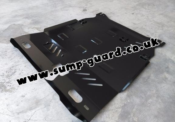 Steel sump guard for the protection of the engine and the gearbox for Mitsubishi ASX